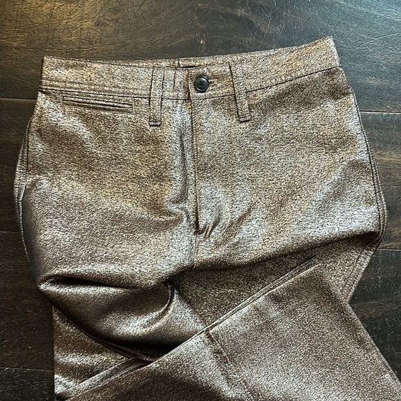 NWOT Gorgeous bronze wide leg trousers - Picture 7 of 9